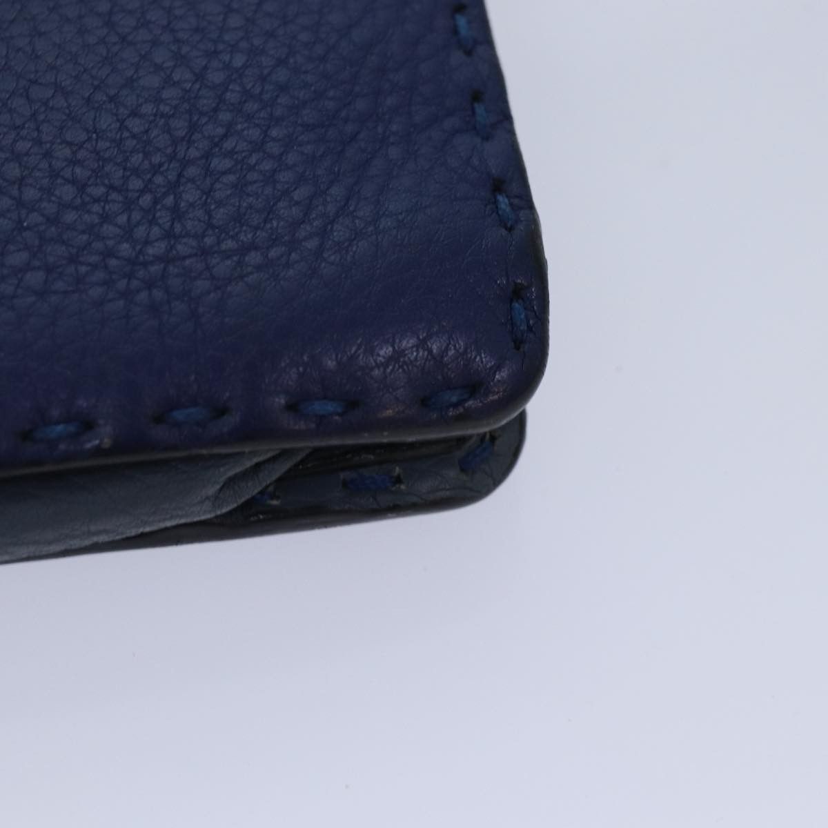 Fendi Selleria Blue Leather Clutch Bag (Pre-Owned) Size ONE SIZE - 6 Thumbnail