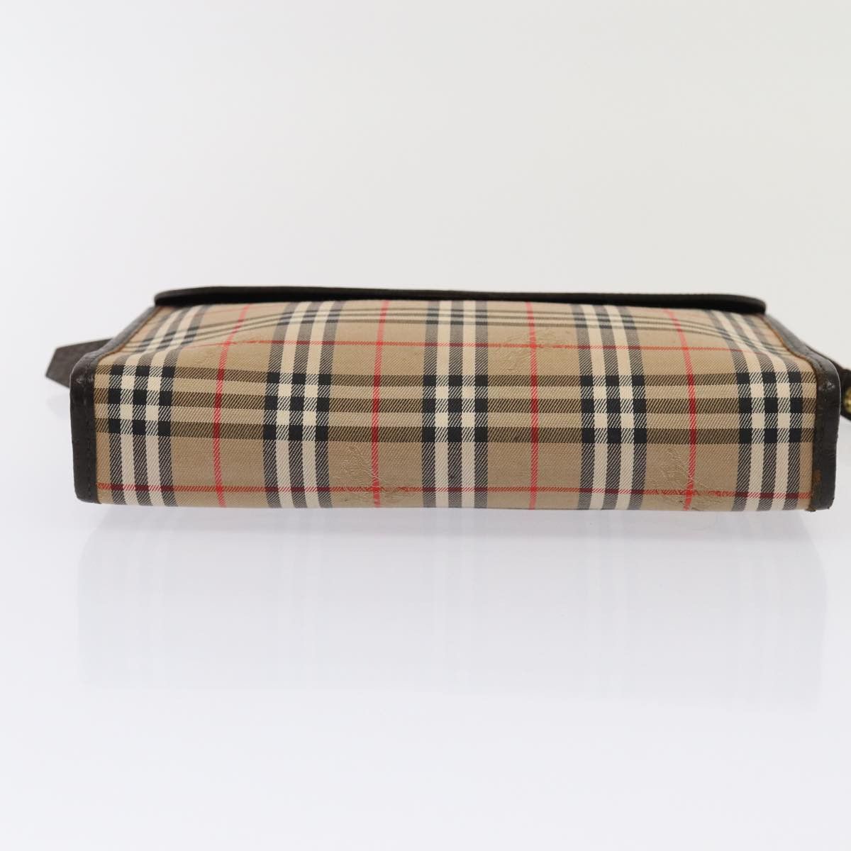 Burberry Nova Check Beige Canvas Clutch Bag (Pre-Owned) Size ONE SIZE - 12 Thumbnail