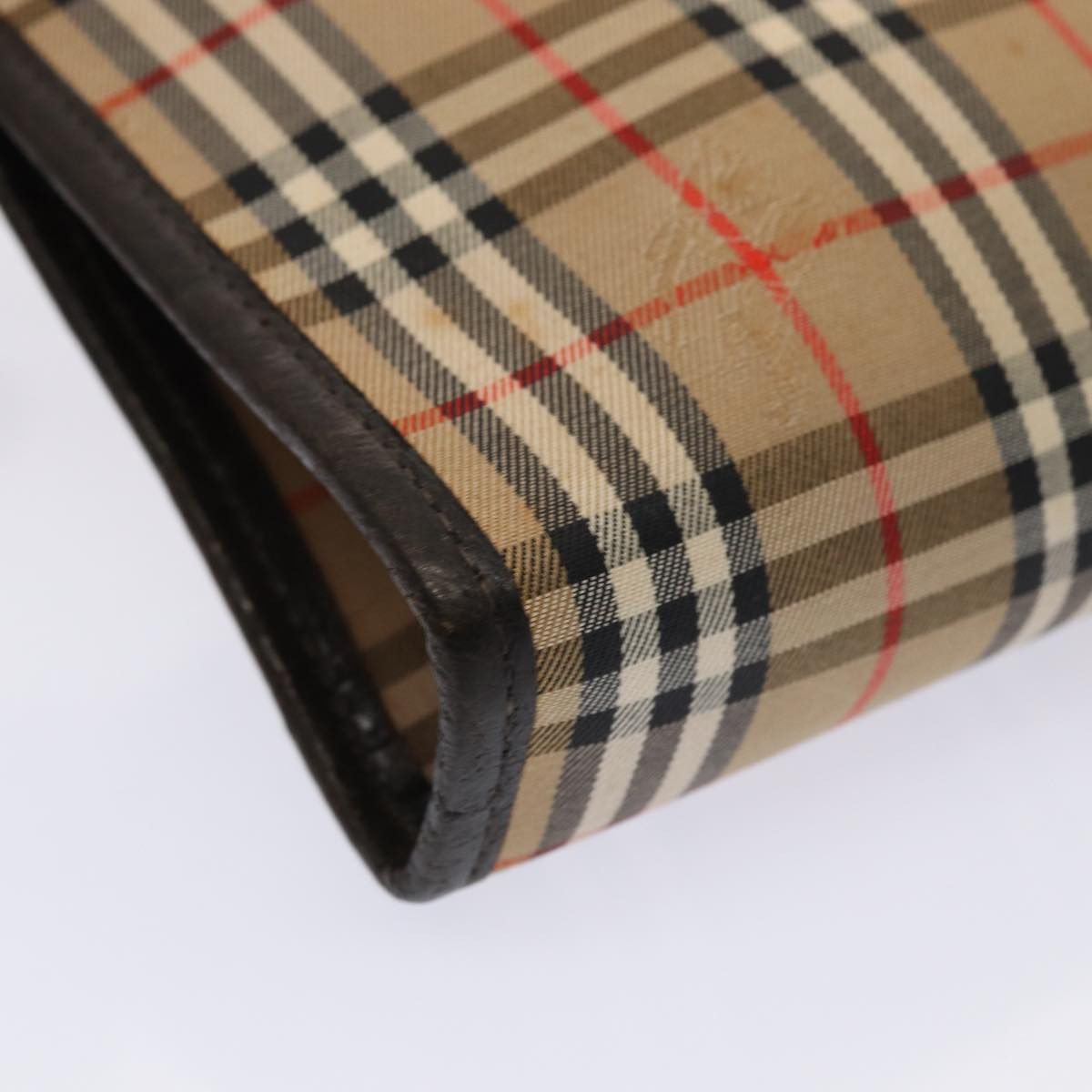 Burberry Nova Check Beige Canvas Clutch Bag (Pre-Owned) Size ONE SIZE - 14 Thumbnail