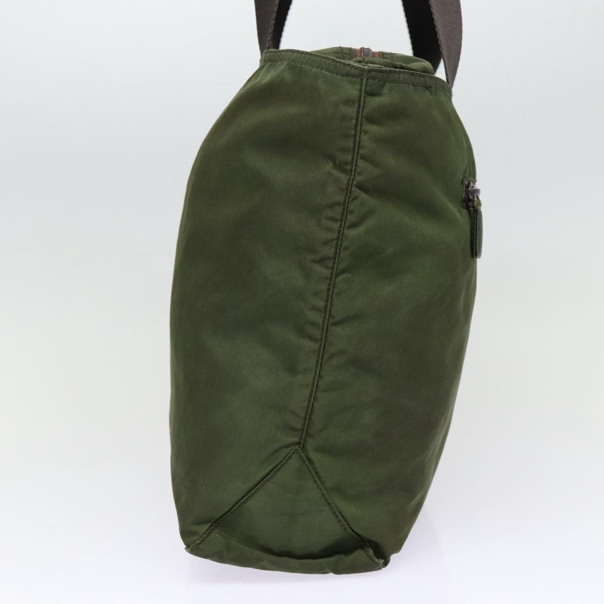 Prada Tessuto Khaki Synthetic Tote Bag (Pre-Owned) Size ONE SIZE - 3 Thumbnail