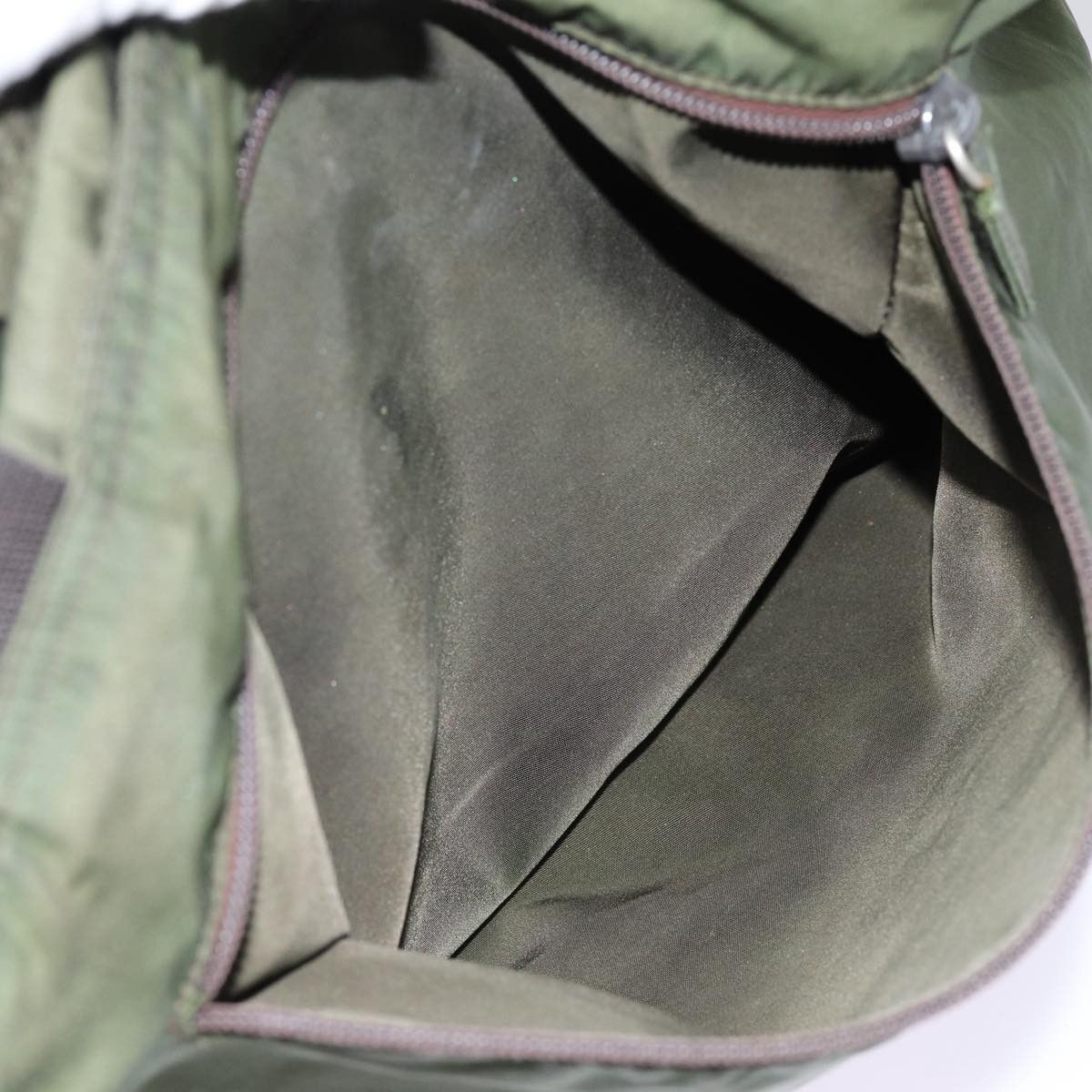 Prada Tessuto Khaki Synthetic Tote Bag (Pre-Owned) Size ONE SIZE - 17 Thumbnail
