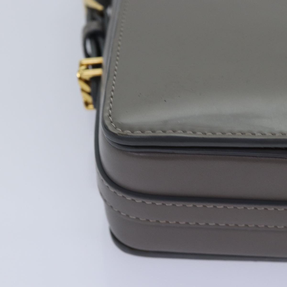 Burberry Grey Patent Leather Shoulder Bag (Pre-Owned) Size ONE SIZE - 8 Thumbnail
