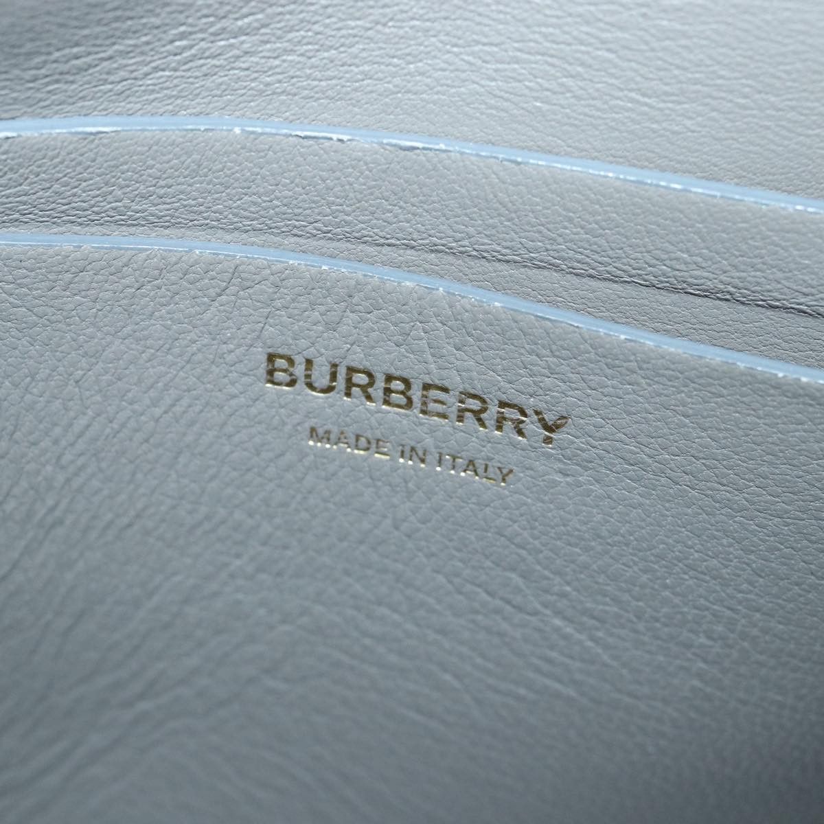 Burberry Grey Patent Leather Shoulder Bag (Pre-Owned) Size ONE SIZE - 11 Thumbnail
