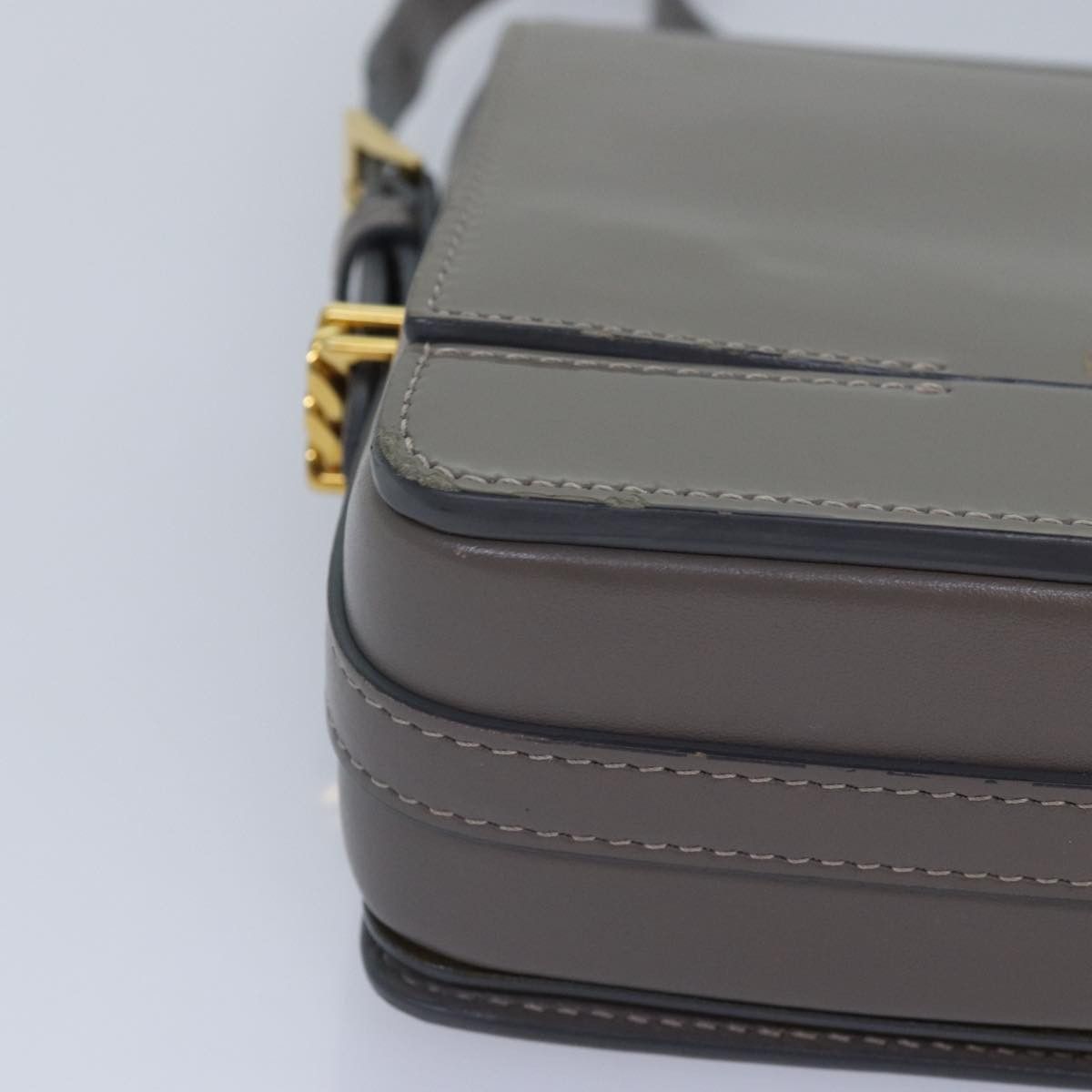 Burberry Grey Patent Leather Shoulder Bag (Pre-Owned) Size ONE SIZE - 6 Thumbnail
