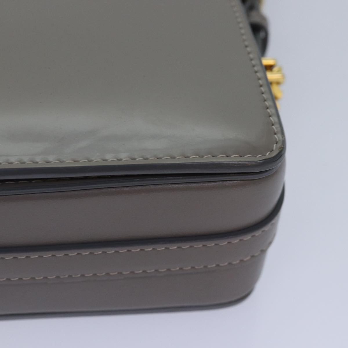 Burberry Grey Patent Leather Shoulder Bag (Pre-Owned) Size ONE SIZE - 9 Thumbnail