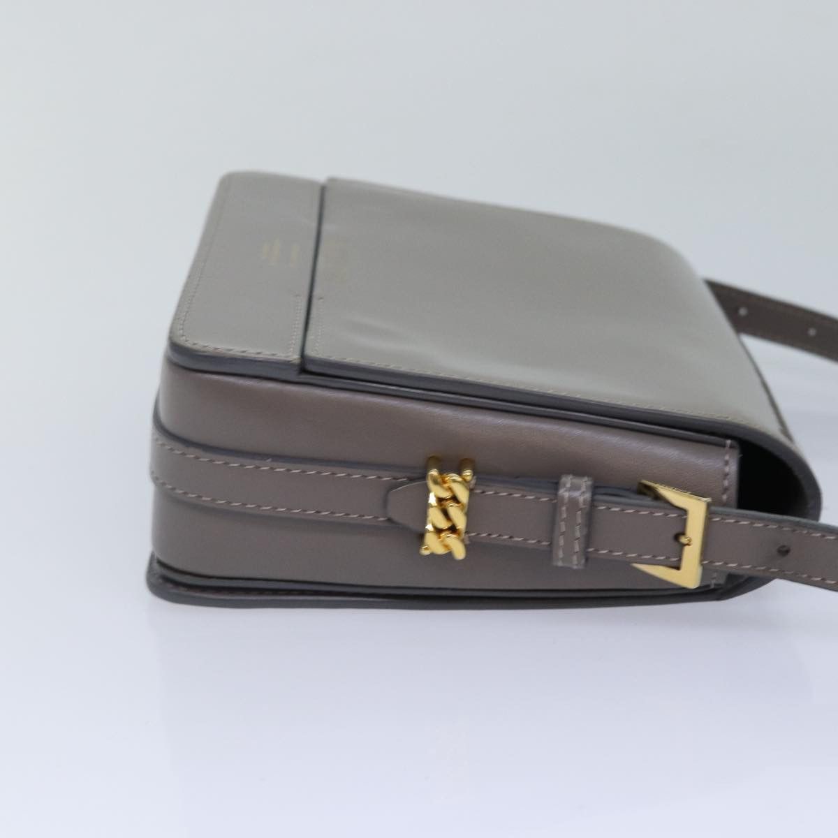 Burberry Grey Patent Leather Shoulder Bag (Pre-Owned) Size ONE SIZE - 4 Thumbnail