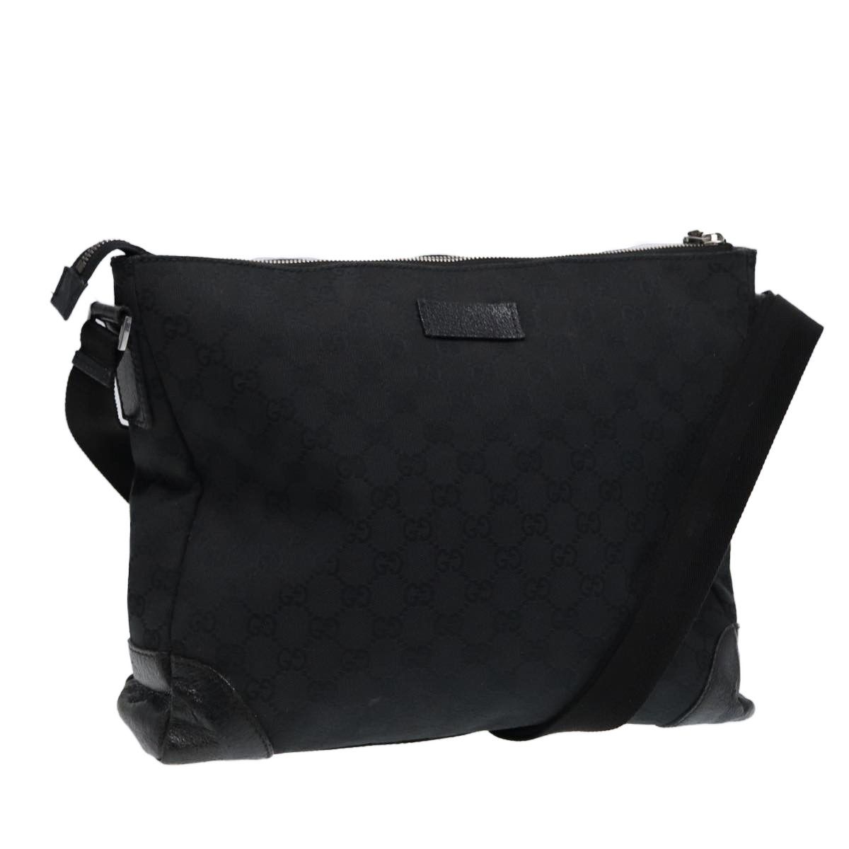 Gucci Gg Canvas Black Canvas Shoulder Bag (Pre-Owned) Size ONE SIZE - 18 Thumbnail