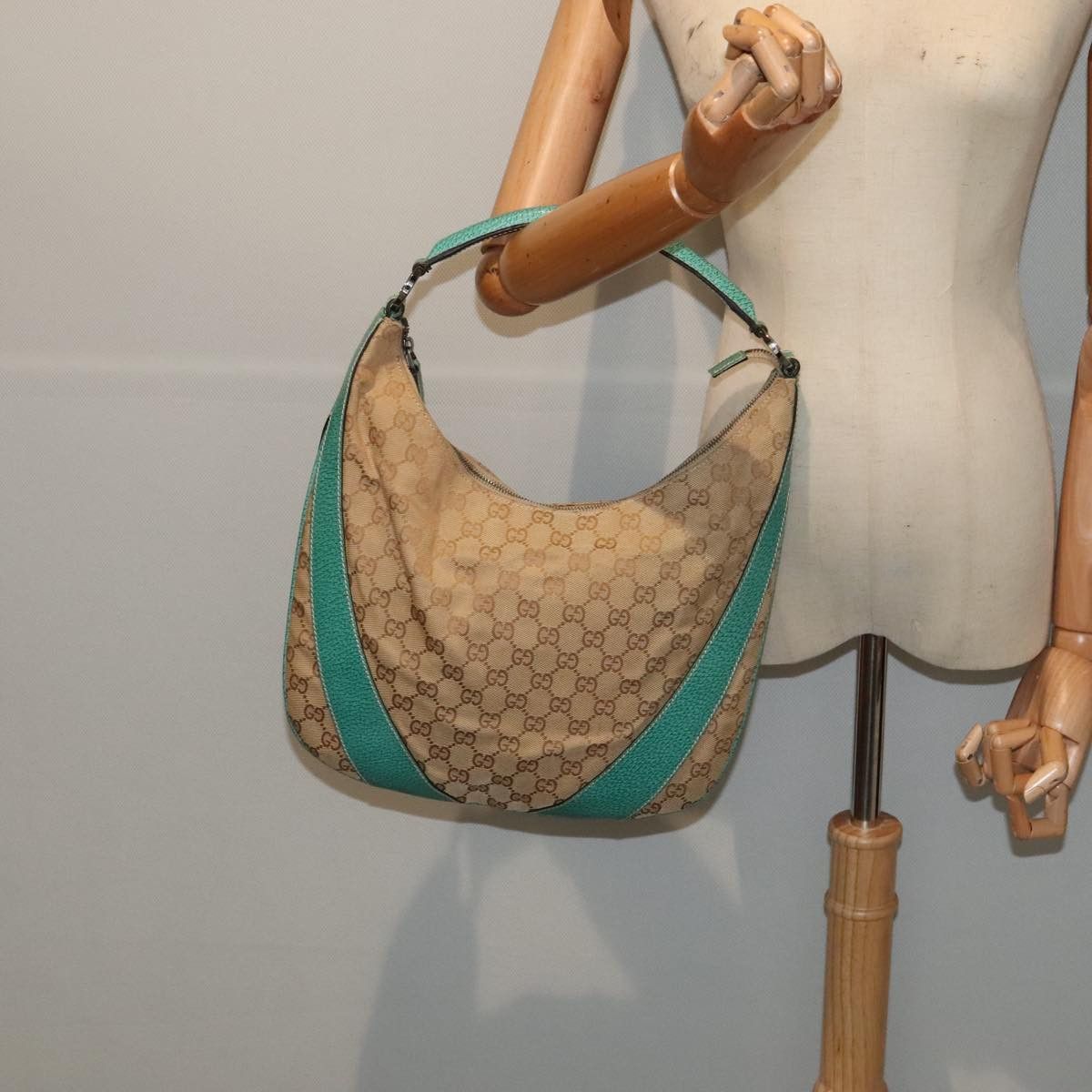 Gucci Gg Canvas Beige Canvas Shoulder Bag (Pre-Owned) Size ONE SIZE - 17 Thumbnail