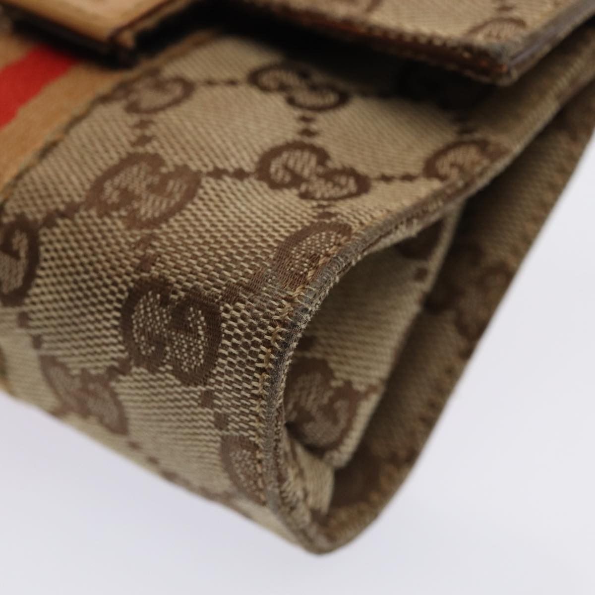 Gucci Gg Canvas Beige Canvas Clutch Bag (Pre-Owned) Size ONE SIZE - 8 Thumbnail