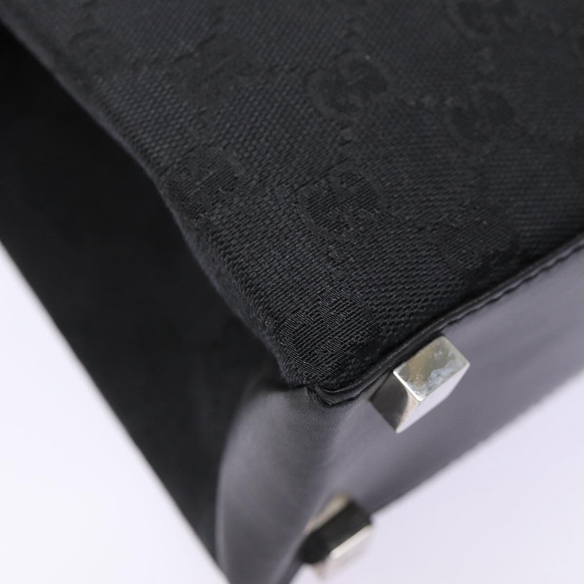 Gucci Gg Canvas Black Canvas Briefcase Bag (Pre-Owned) Size ONE SIZE - 10 Thumbnail