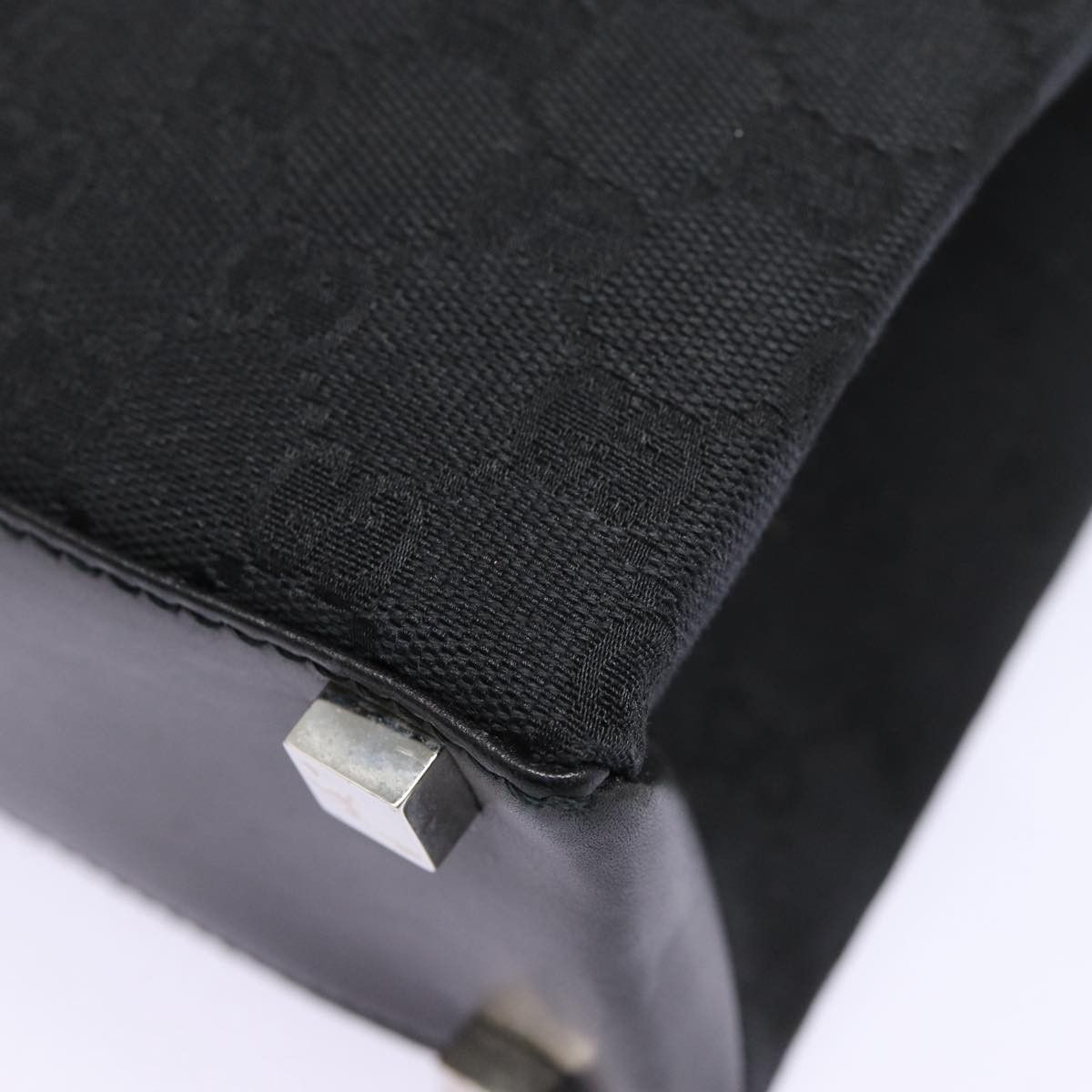 Gucci Gg Canvas Black Canvas Briefcase Bag (Pre-Owned) Size ONE SIZE - 7 Thumbnail