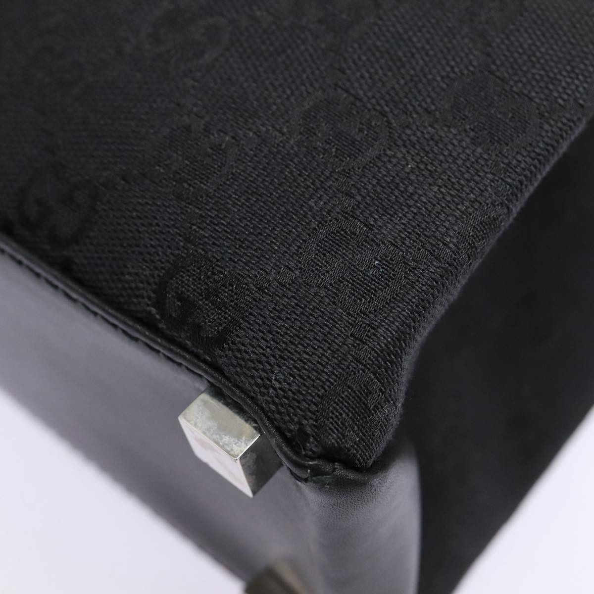 Gucci Gg Canvas Black Canvas Briefcase Bag (Pre-Owned) Size ONE SIZE - 9 Thumbnail