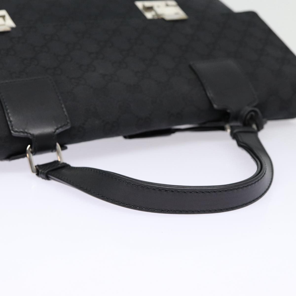Gucci Gg Canvas Black Canvas Briefcase Bag (Pre-Owned) Size ONE SIZE - 5 Thumbnail