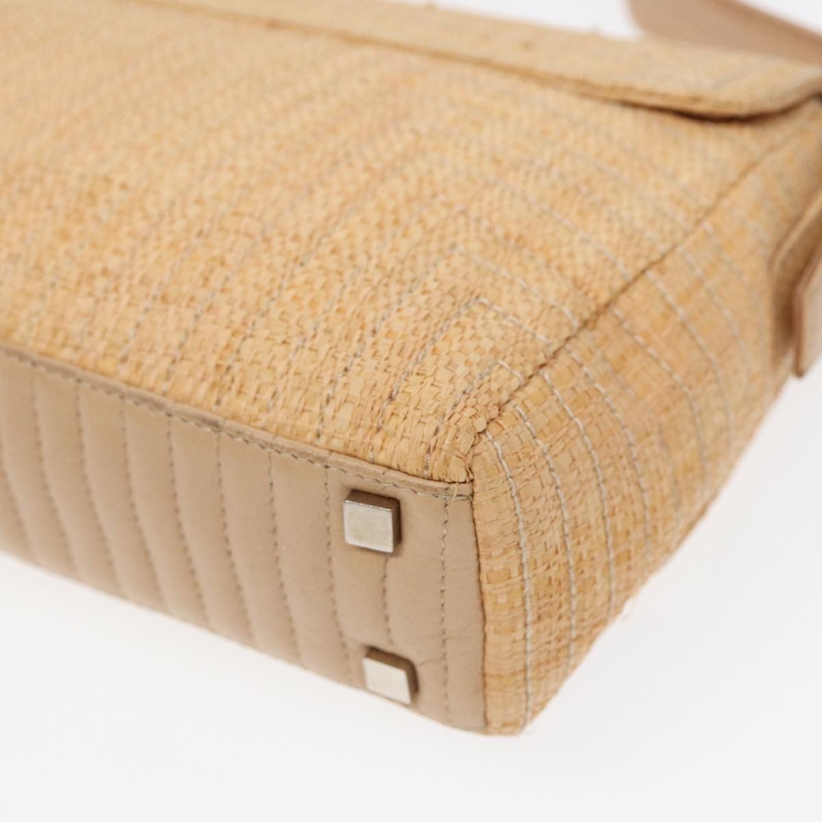 Bally Beige Canvas Shoulder Bag (Pre-Owned) Size ONE SIZE - 8 Thumbnail
