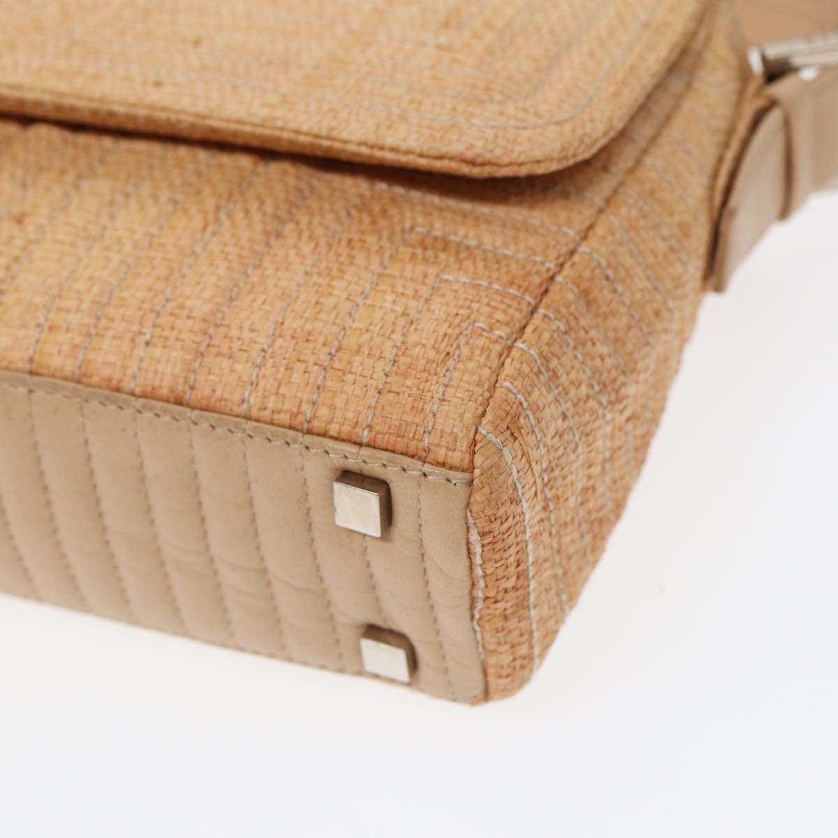 Bally Beige Canvas Shoulder Bag (Pre-Owned) Size ONE SIZE - 6 Thumbnail