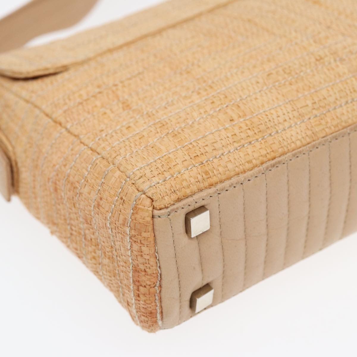 Bally Beige Canvas Shoulder Bag (Pre-Owned) Size ONE SIZE - 7 Thumbnail
