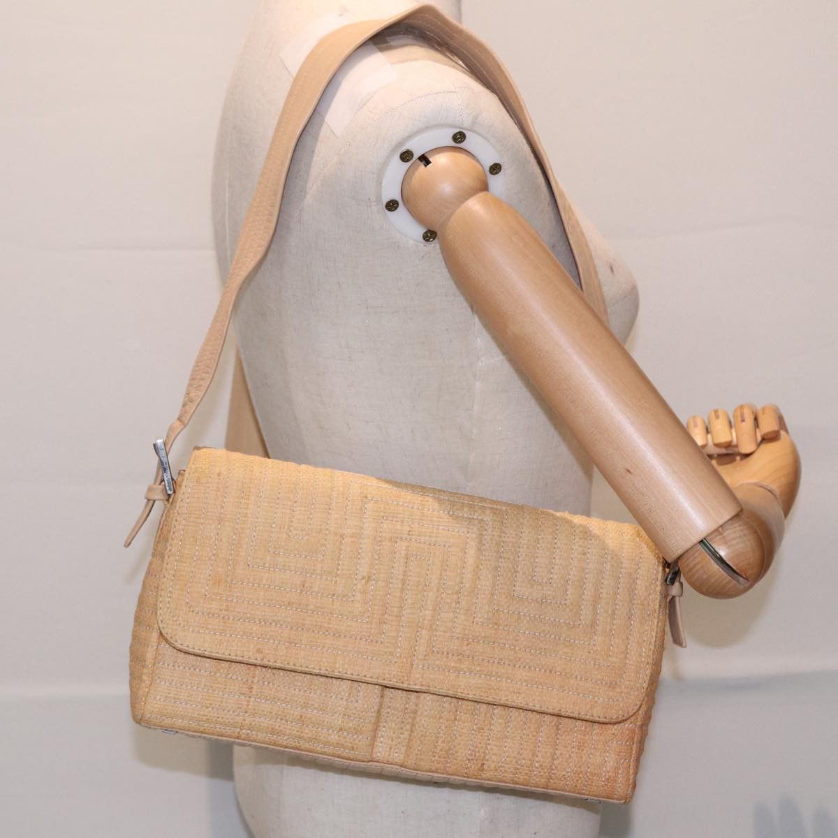 Bally Beige Canvas Shoulder Bag (Pre-Owned) Size ONE SIZE - 14 Thumbnail