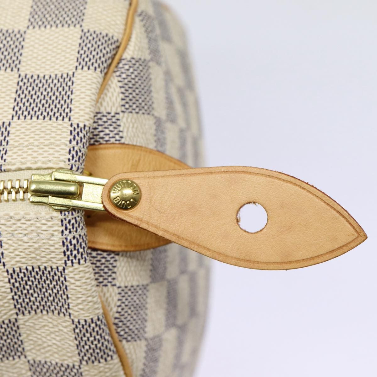 Louis Vuitton Speedy 30 White Canvas Handbag (Pre-Owned) Size ONE SIZE - 6 Thumbnail