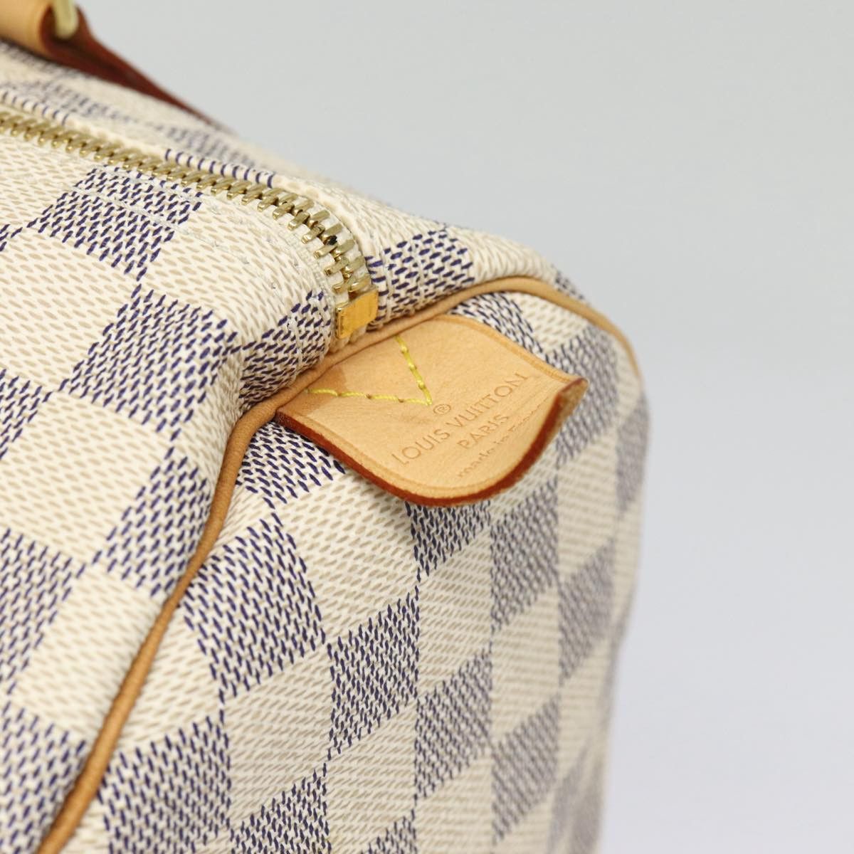 Louis Vuitton Speedy 30 White Canvas Handbag (Pre-Owned) Size ONE SIZE - 18 Thumbnail