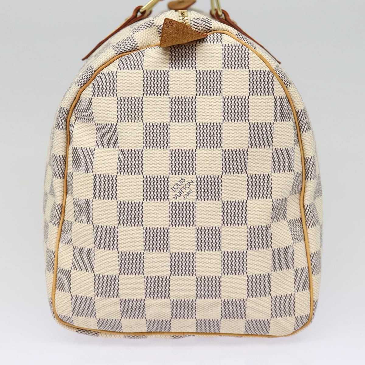 Louis Vuitton Speedy 30 White Canvas Handbag (Pre-Owned) Size ONE SIZE - 17 Thumbnail