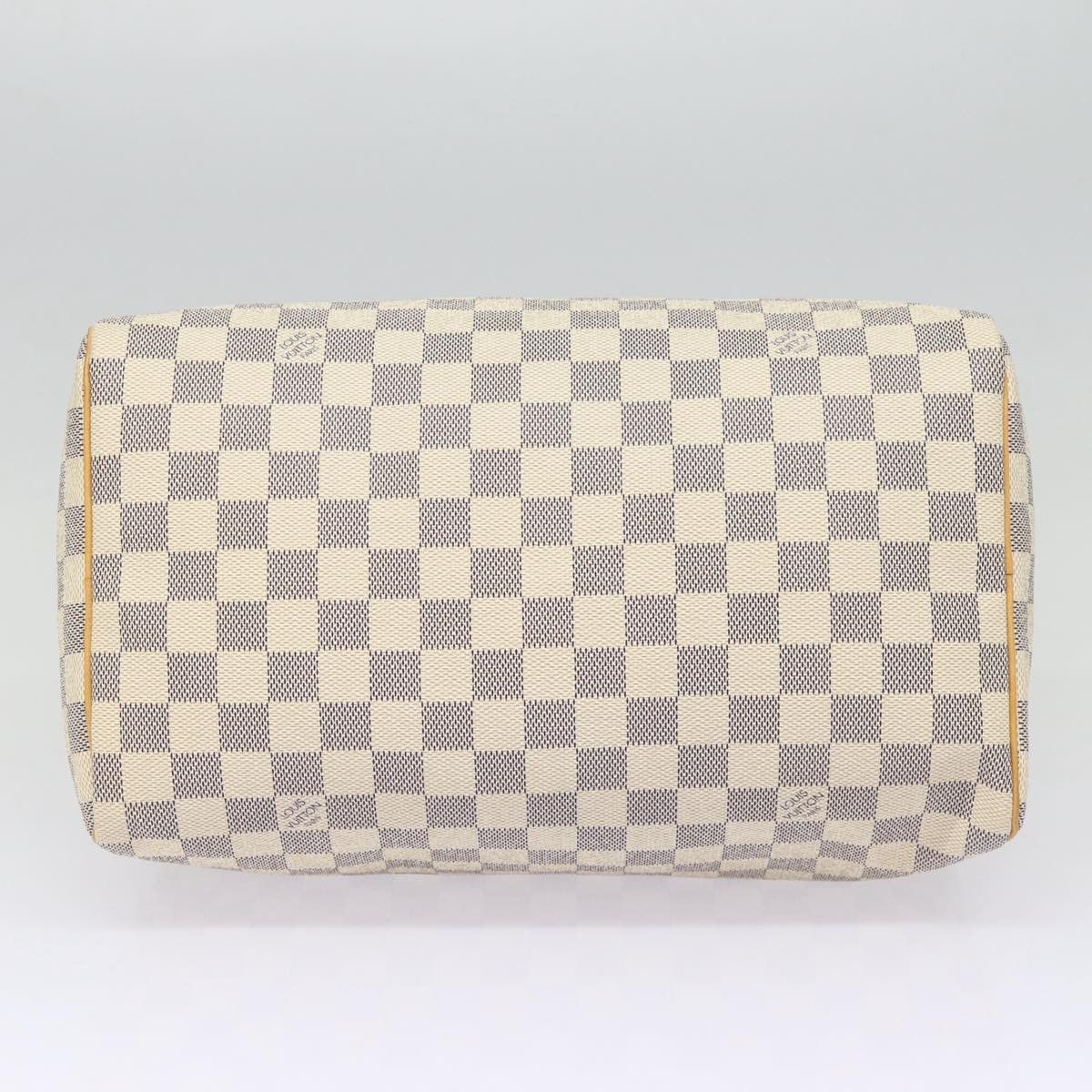 Louis Vuitton Speedy 30 White Canvas Handbag (Pre-Owned) Size ONE SIZE - 12 Thumbnail