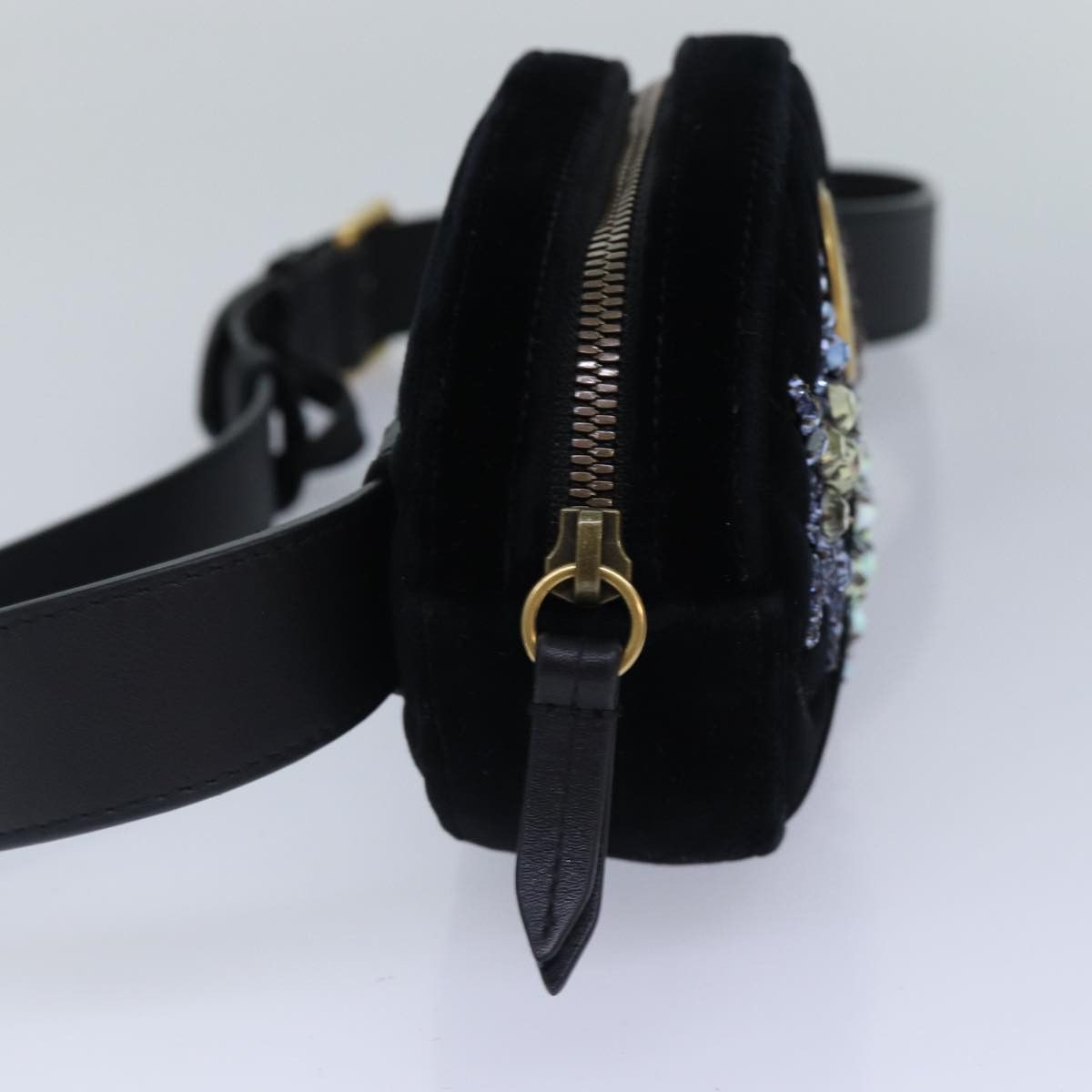 Gucci Gg Marmont Black Velvet Clutch Bag (Pre-Owned) Size ONE SIZE - 4 Thumbnail