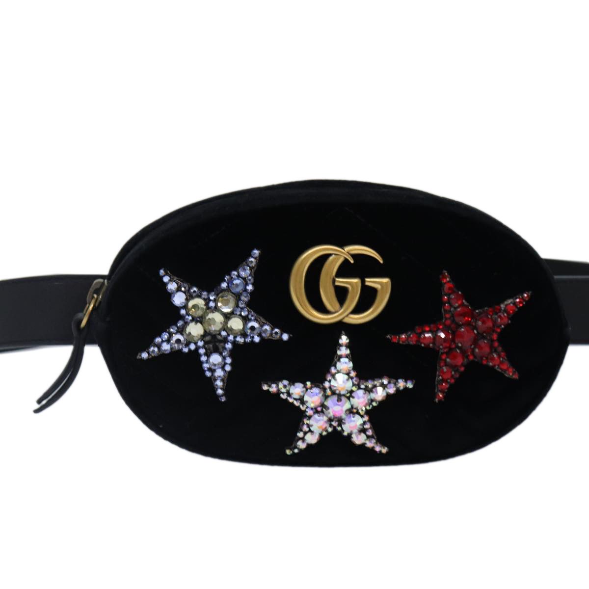 Gucci Gg Marmont Black Velvet Clutch Bag (Pre-Owned) Size ONE SIZE - 17 Thumbnail
