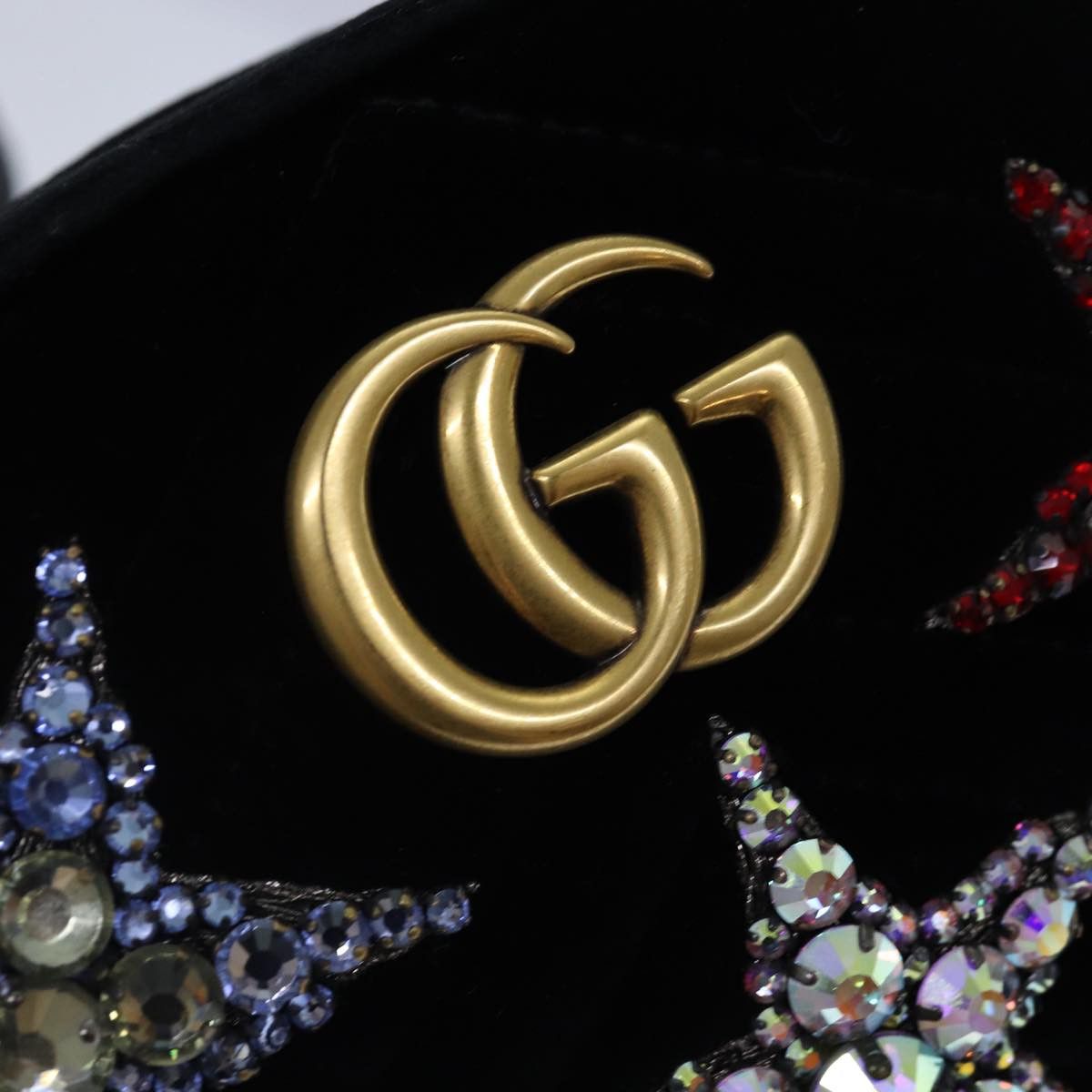 Gucci Gg Marmont Black Velvet Clutch Bag (Pre-Owned) Size ONE SIZE - 19 Thumbnail