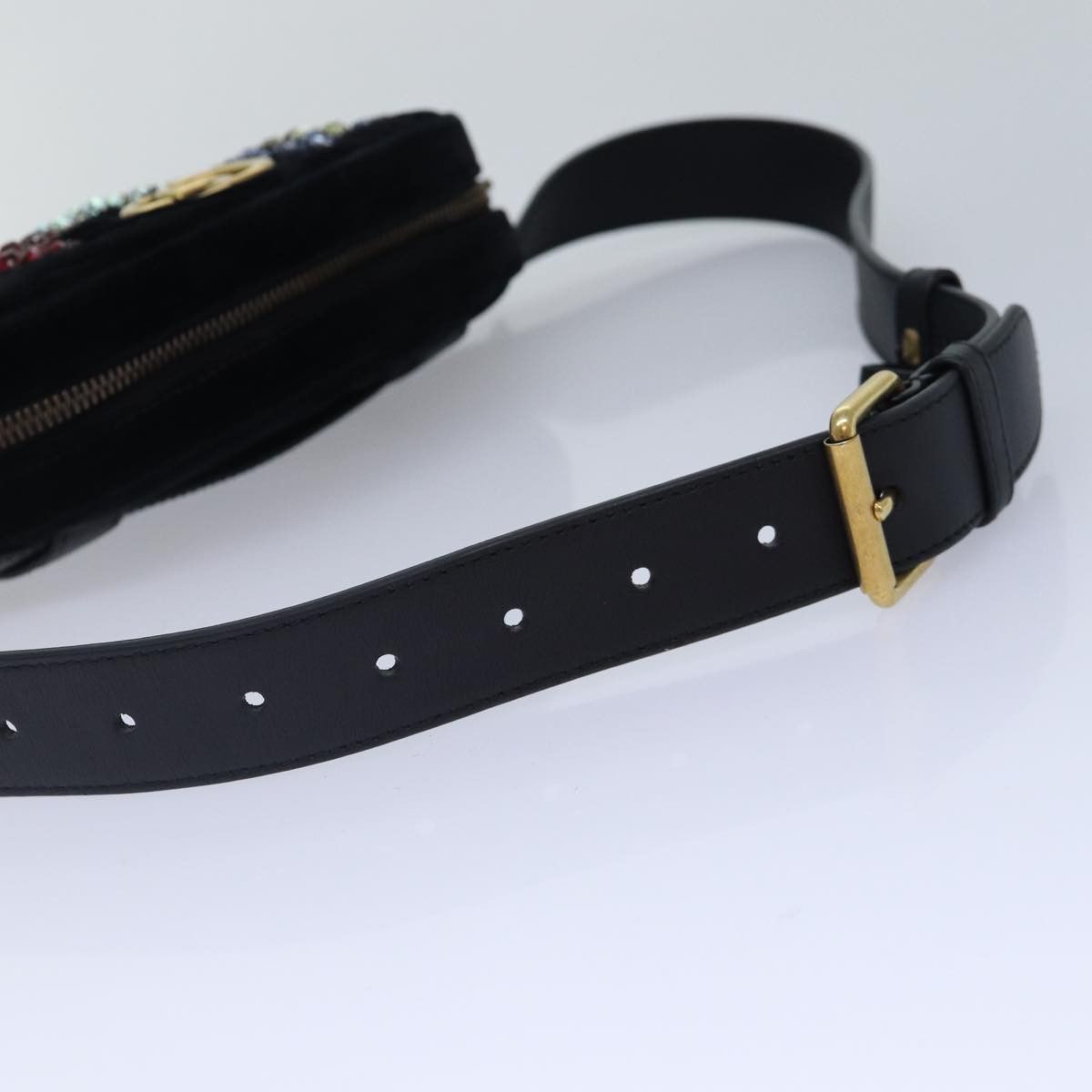 Gucci Gg Marmont Black Velvet Clutch Bag (Pre-Owned) Size ONE SIZE - 5 Thumbnail