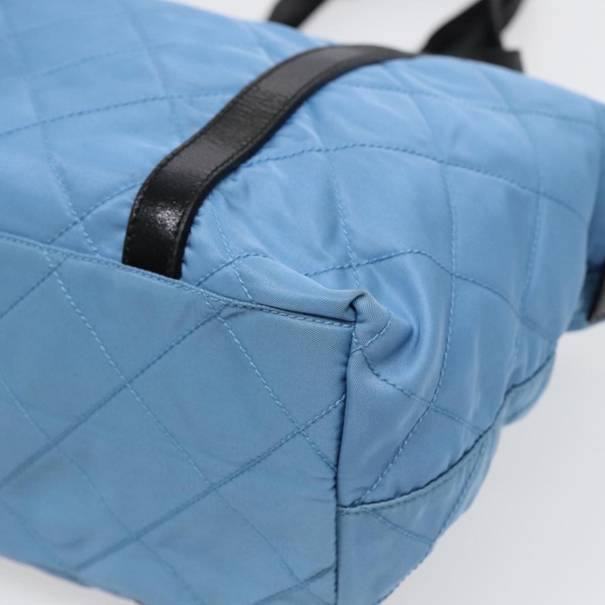 Prada Tessuto Blue Synthetic Tote Bag (Pre-Owned) Size ONE SIZE - 5 Thumbnail