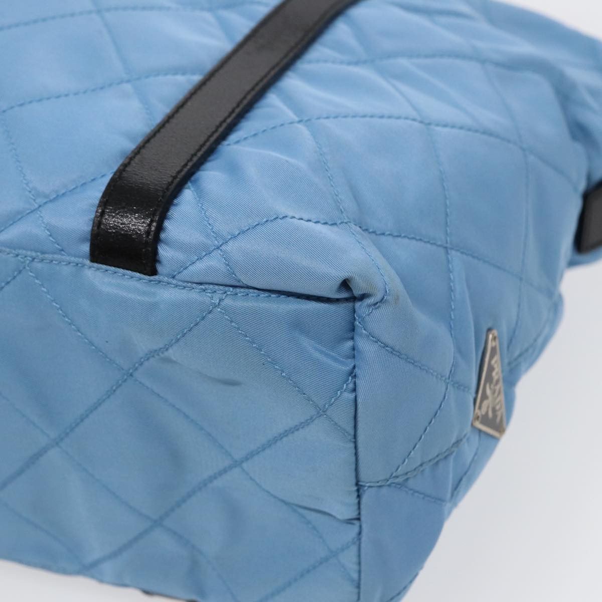 Prada Tessuto Blue Synthetic Tote Bag (Pre-Owned) Size ONE SIZE - 13 Thumbnail