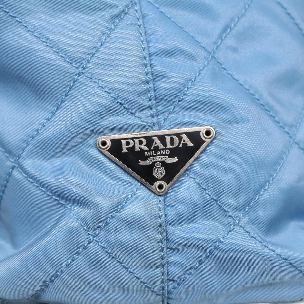 Prada Tessuto Blue Synthetic Tote Bag (Pre-Owned) Size ONE SIZE - 17 Thumbnail