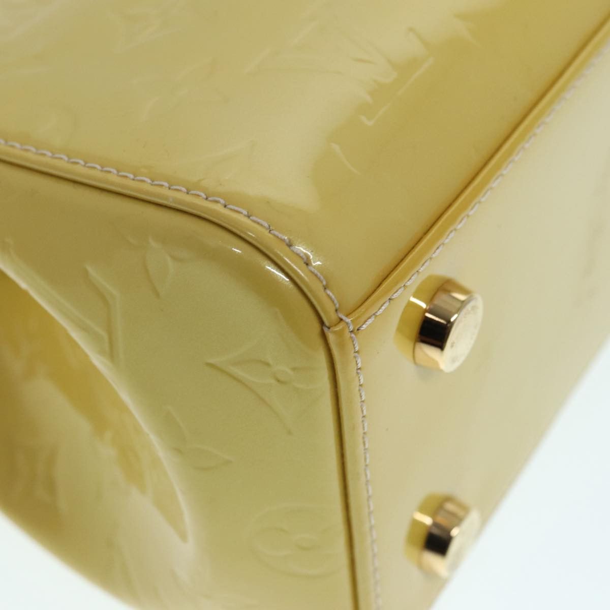 Louis Vuitton Brea Yellow Patent Leather Handbag (Pre-Owned) Size ONE SIZE - 8 Thumbnail