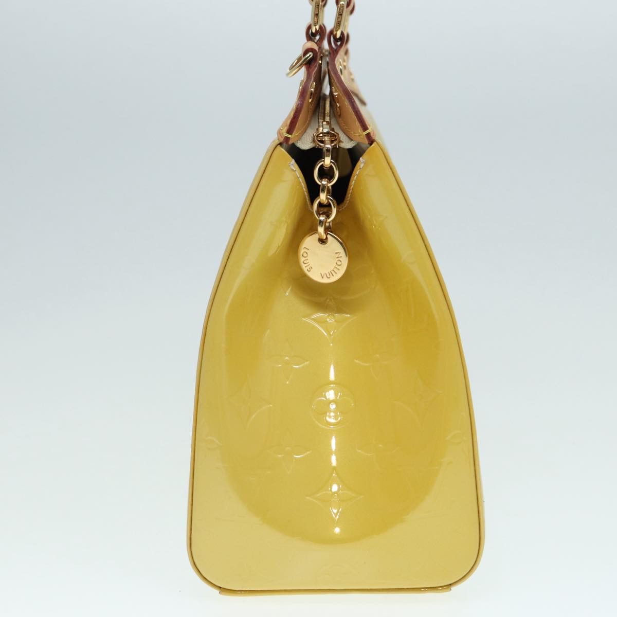 Louis Vuitton Brea Yellow Patent Leather Handbag (Pre-Owned) Size ONE SIZE - 4 Thumbnail