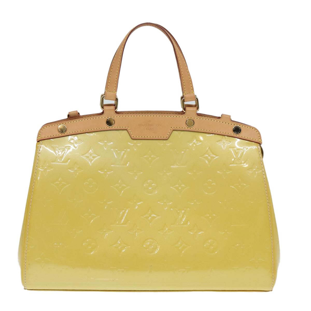Louis Vuitton Brea Yellow Patent Leather Handbag (Pre-Owned) Size ONE SIZE - 2 Thumbnail