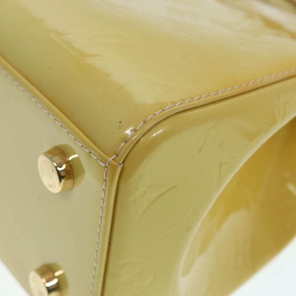 Louis Vuitton Brea Yellow Patent Leather Handbag (Pre-Owned) Size ONE SIZE - 9 Thumbnail