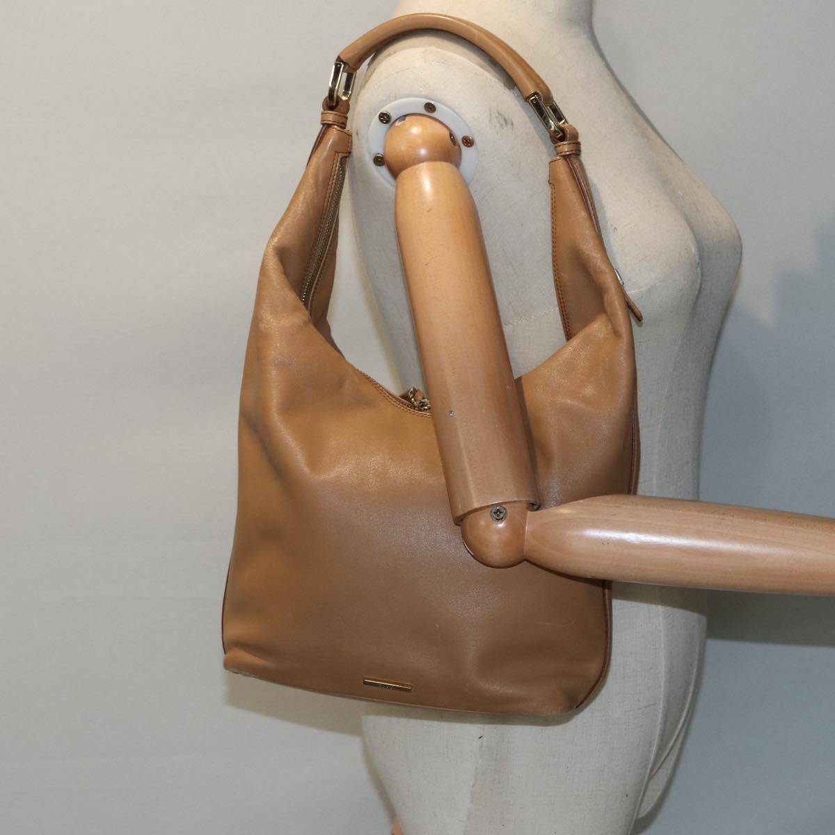 Gucci Hobo Brown Leather Shoulder Bag (Pre-Owned) Size ONE SIZE - 11 Thumbnail