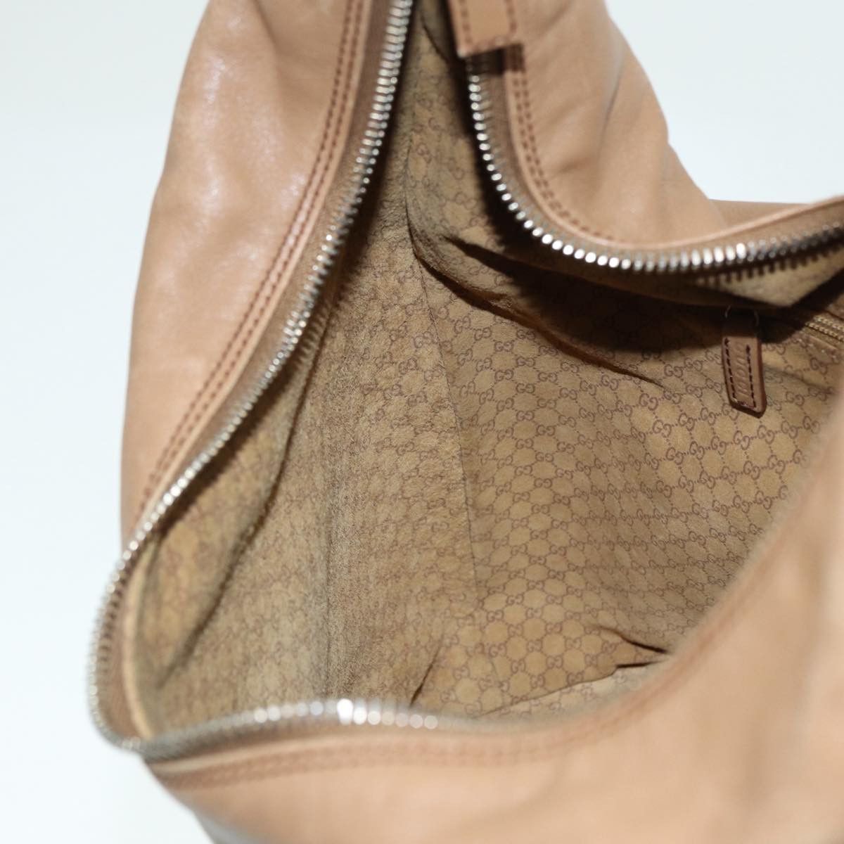 Gucci Hobo Brown Leather Shoulder Bag (Pre-Owned) Size ONE SIZE - 20 Thumbnail
