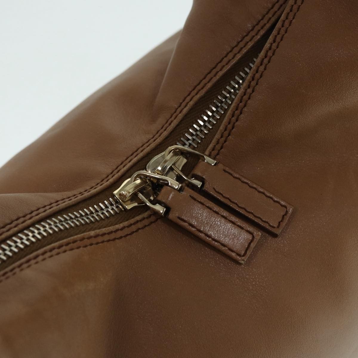Gucci Hobo Brown Leather Shoulder Bag (Pre-Owned) Size ONE SIZE - 6 Thumbnail