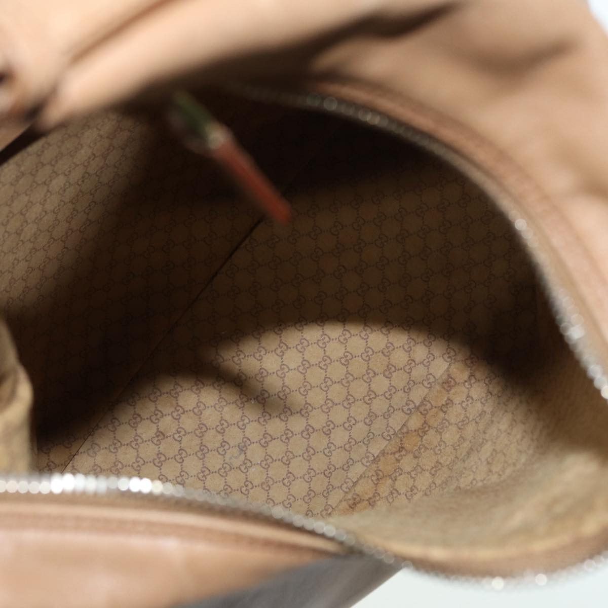 Gucci Hobo Brown Leather Shoulder Bag (Pre-Owned) Size ONE SIZE - 7 Thumbnail