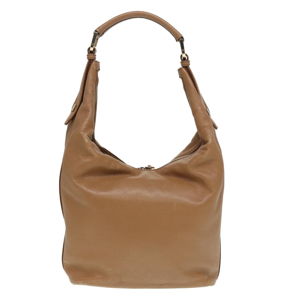 Gucci Hobo Brown Leather Shoulder Bag (Pre-Owned) Size ONE SIZE - 2 Thumbnail