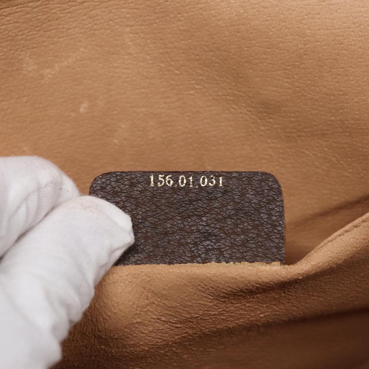Gucci Sherry Brown Canvas Clutch Bag (Pre-Owned) Size ONE SIZE - 11 Thumbnail