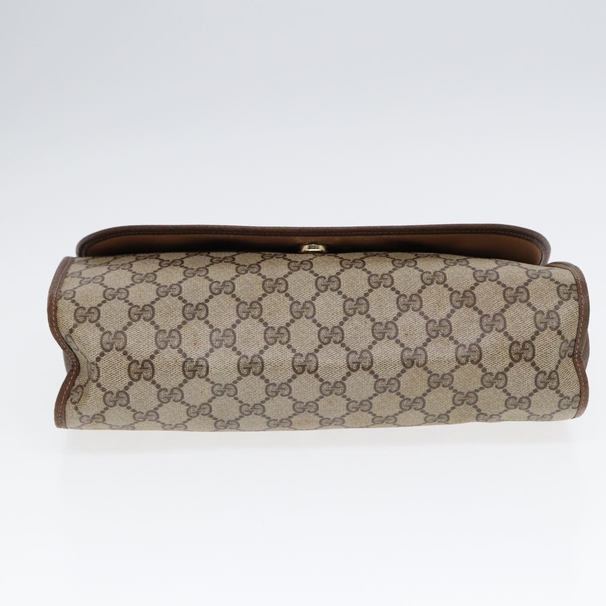 Gucci Sherry Brown Canvas Clutch Bag (Pre-Owned) Size ONE SIZE - 15 Thumbnail