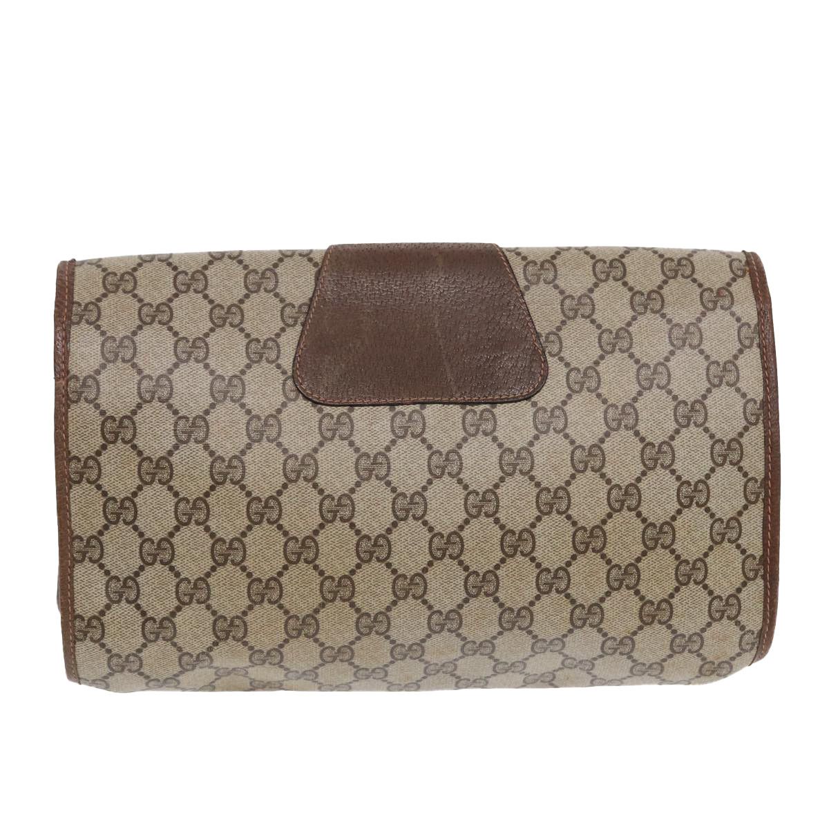 Gucci Sherry Brown Canvas Clutch Bag (Pre-Owned) Size ONE SIZE - 2 Thumbnail