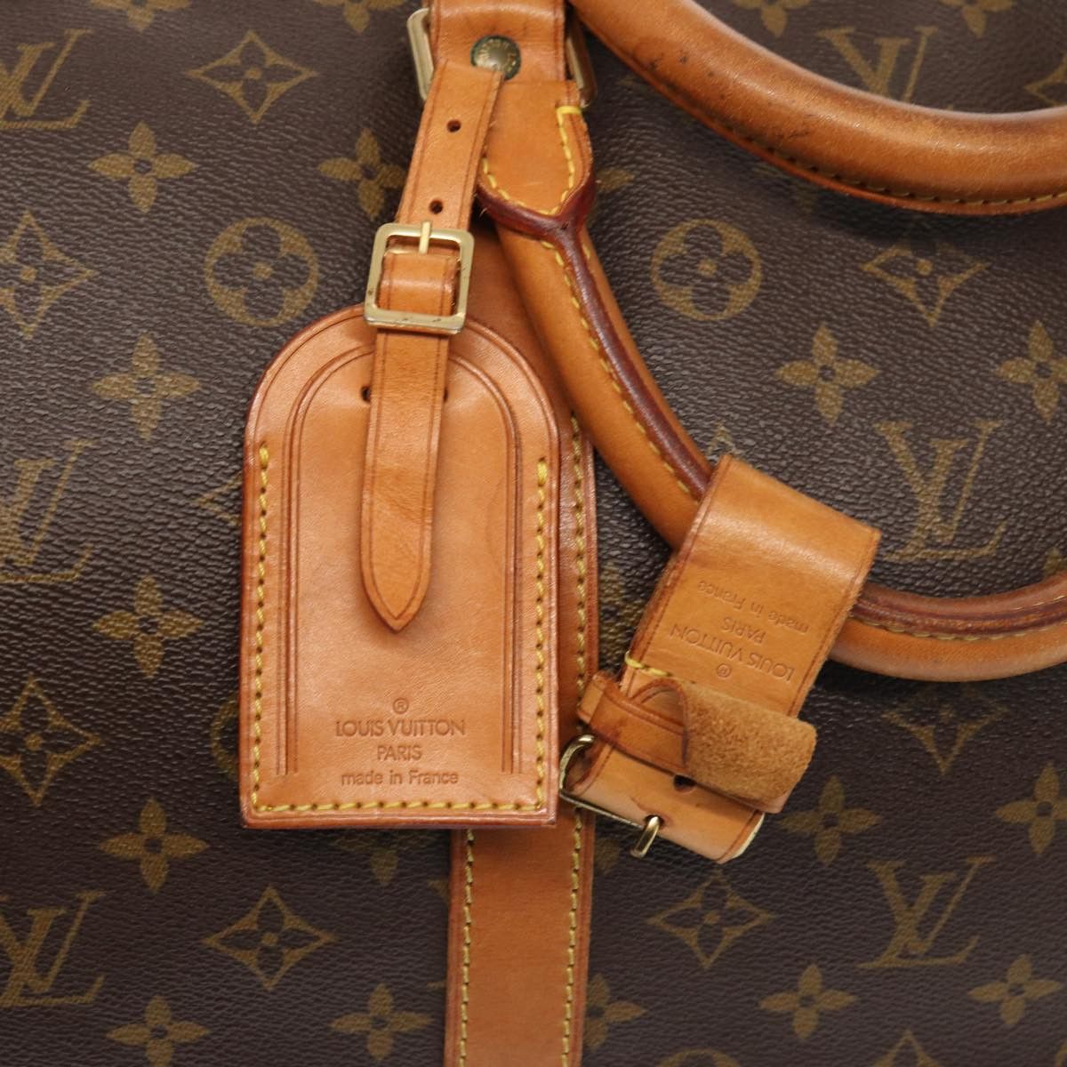 Louis Vuitton Keepall 60 Brown Canvas Travel Bag (Pre-Owned) Size ONE SIZE - 16 Thumbnail