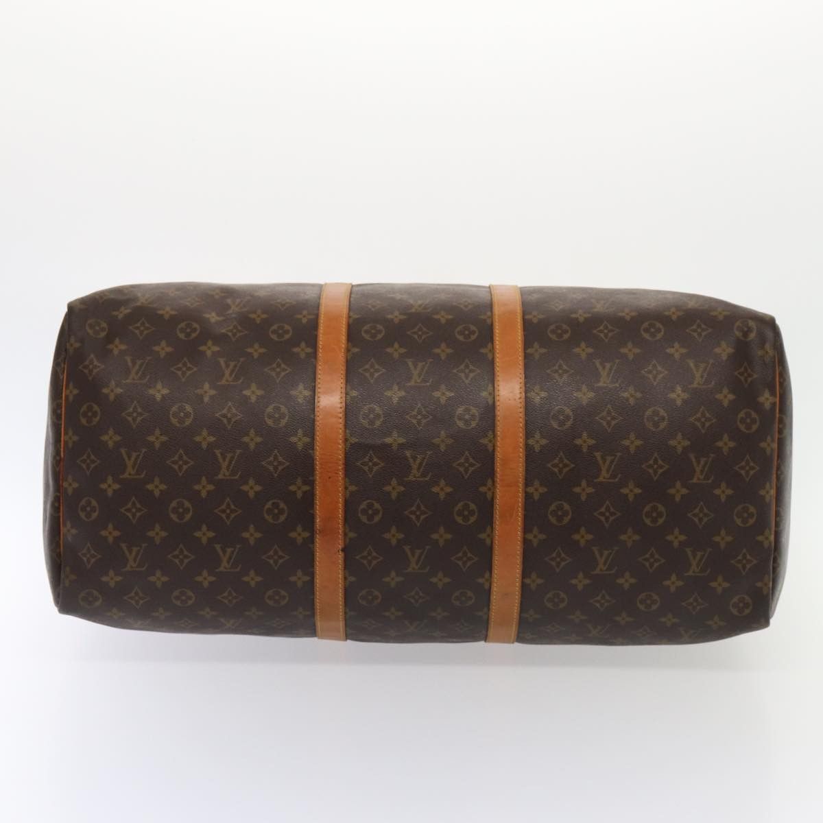 Louis Vuitton Keepall 60 Brown Canvas Travel Bag (Pre-Owned) Size ONE SIZE - 9 Thumbnail