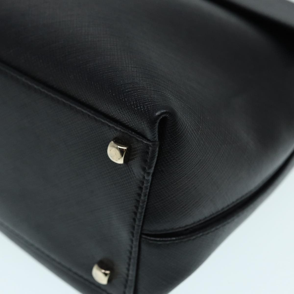 Salvatore Ferragamo Gancini Black Leather Handbag (Pre-Owned) Size ONE SIZE - 7 Thumbnail