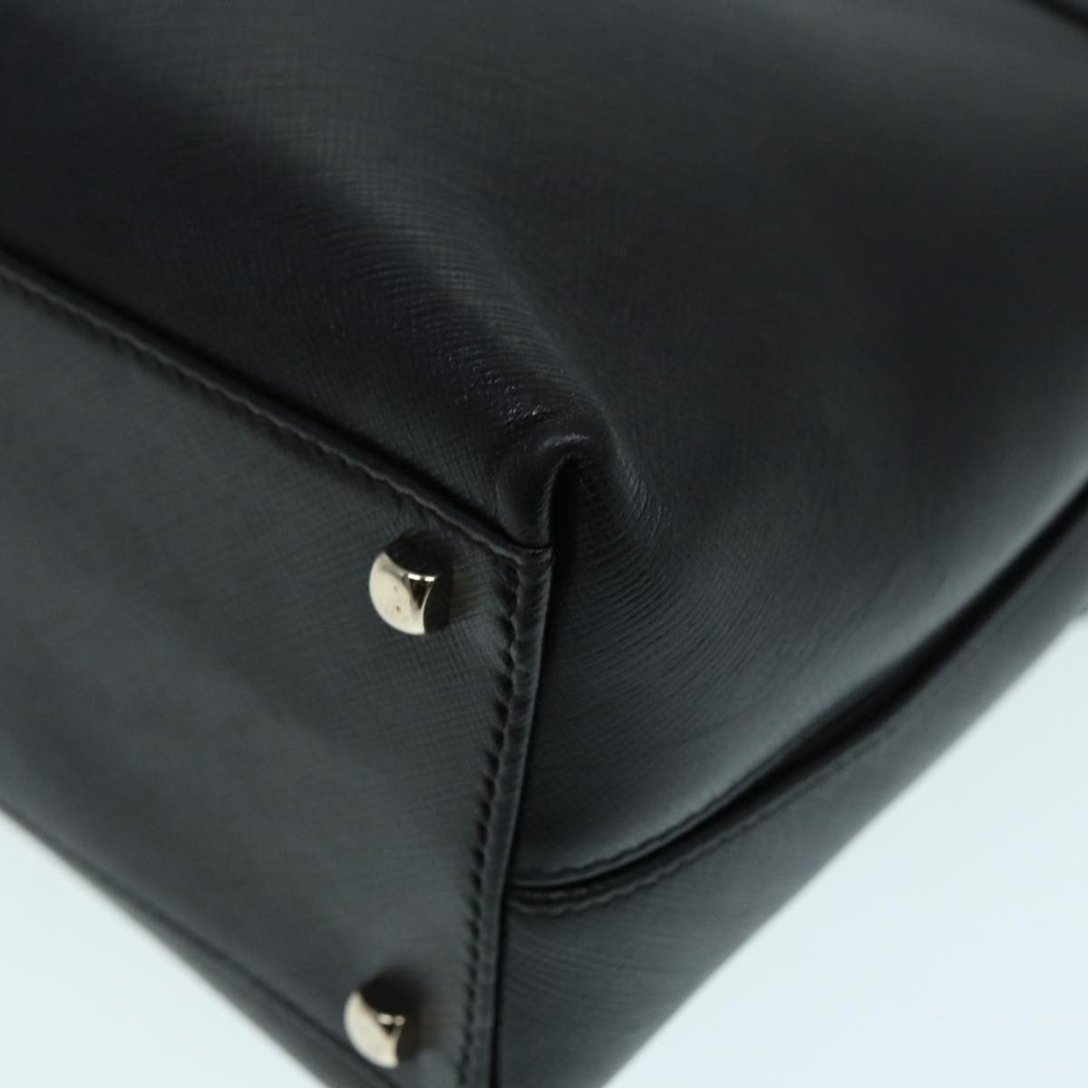 Salvatore Ferragamo Gancini Black Leather Handbag (Pre-Owned) Size ONE SIZE - 9 Thumbnail