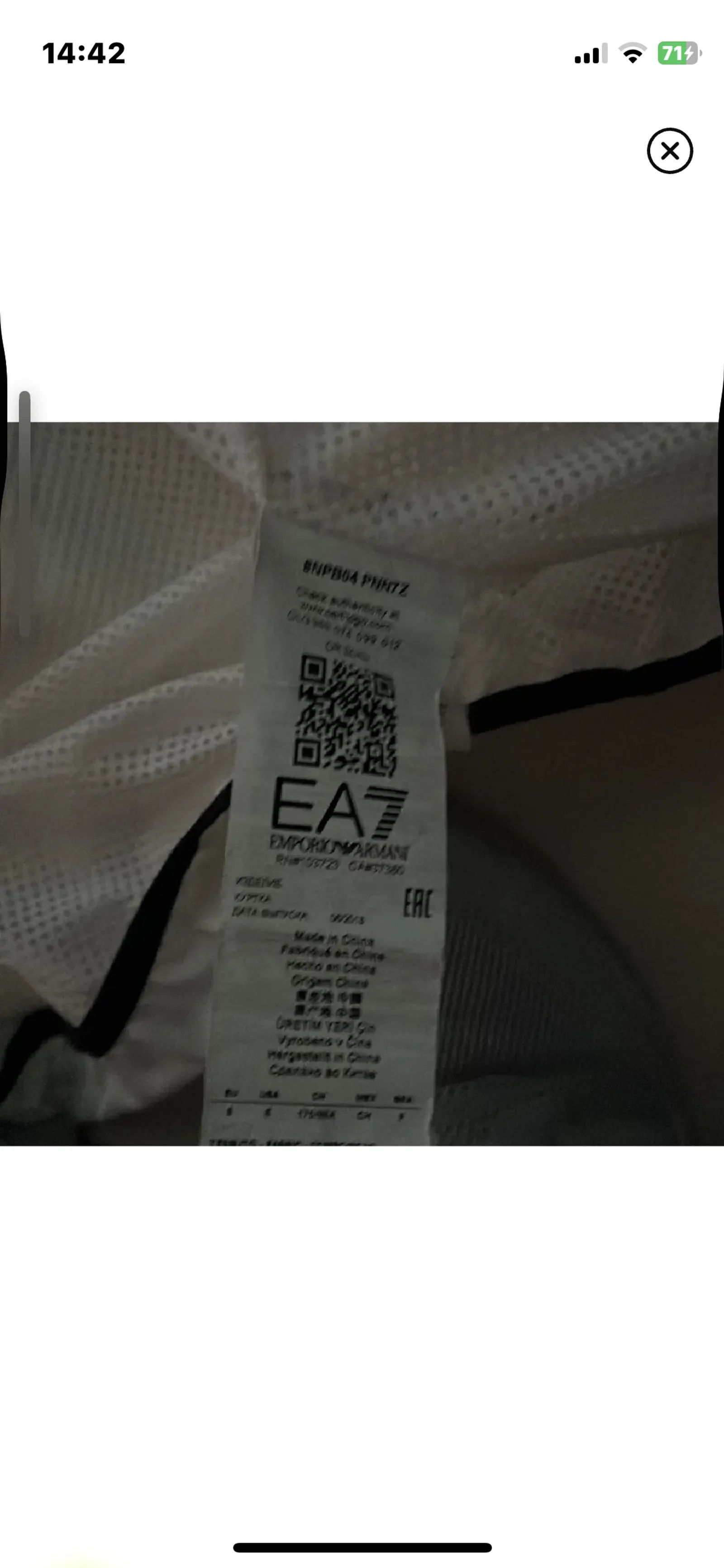 Emporio Armani EA7 Jacket Size US S / EU 44-46 / 1 - 2 Thumbnail