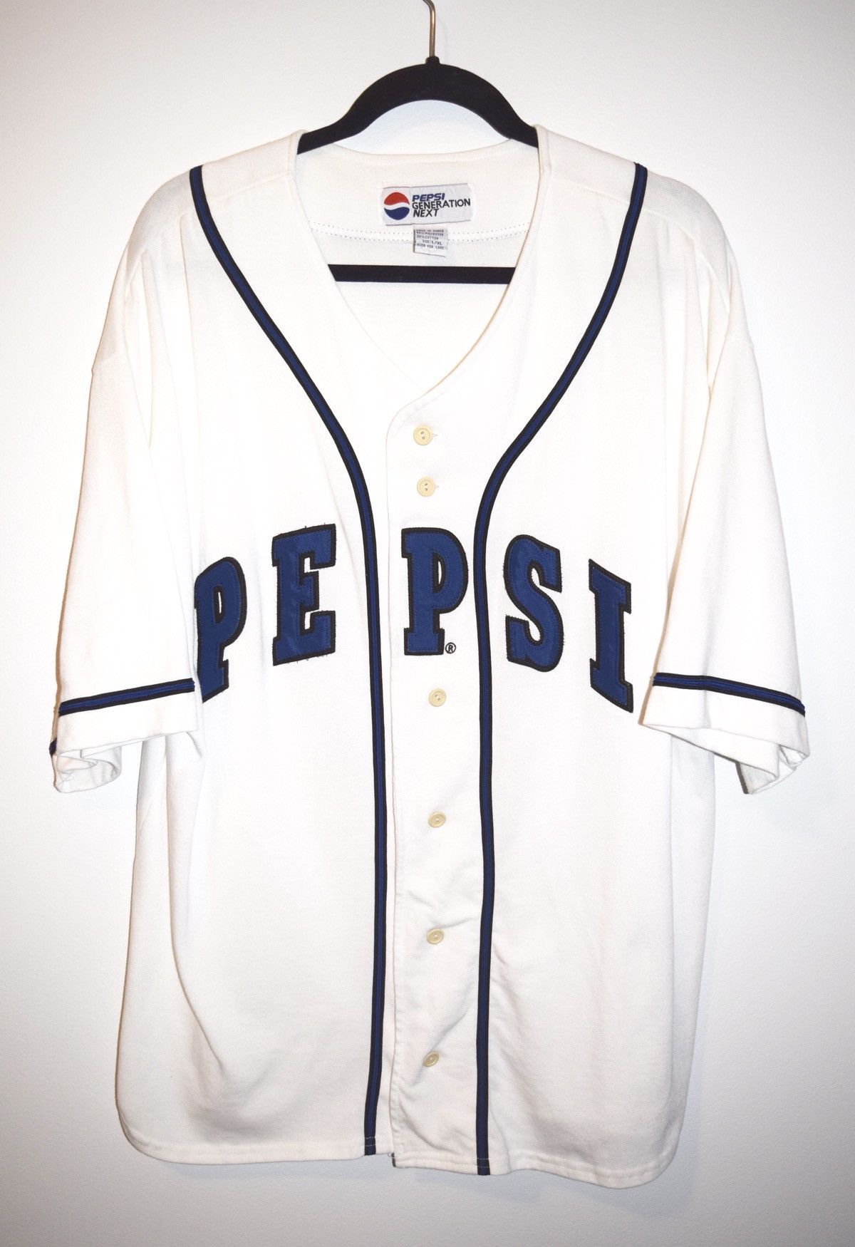 Pepsi × Vintage Vintage 90s Pepsi Generation Next Baseball Jersey | Grailed